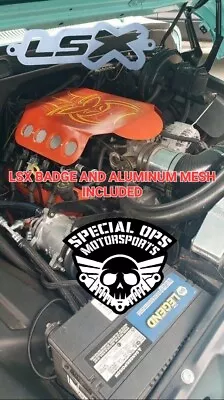 [SO] 99-07 GEN 3 CUSTOM LS ENGINE COVER  WITH MESH 4.8  5.3  6.0 Truck Intake • $79.95