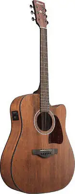 Ibanez AW54CEOPN Acoustic Guitar Dreadnought Cutaway • $329.99