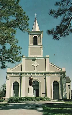 Postcard FL St Martinsville St Martin Of Tours Catholic Church Vintage PC J6582 • $0.47