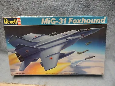 Revell MiG-31 Foxhound - 1:72 Scale Model Kit # 4349.Parts Sealed/box Open • $18.95