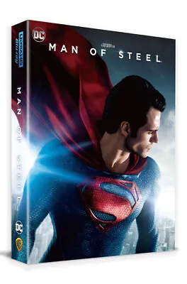 Man Of Steel - 4K UHD + BLU-RAY 2D & 3D Steelbook Limited - Lenticular B1 / WeET • $64.99