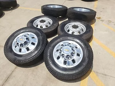 $4699 • Buy 18  Chevy Silverado 3500 Dually 2024 Rims Wheels OEM Tires 8x210 2023 2024 NEW