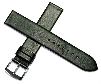 £9.95 • Buy Smooth Soft Lamb Leather French Watch Strap Black 10mm - 20mm  £9.95 Rochet Zrc