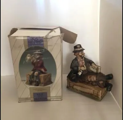 2 Melody In Motion Figurines New Willie The Trumpeter & Used Willie The Hobo • $28