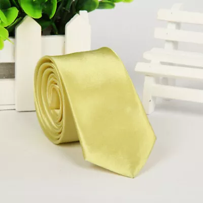 New Men's Dress Tie Solid Color Classic Neck Tie Necktie Wedding Formal USA • $2.73