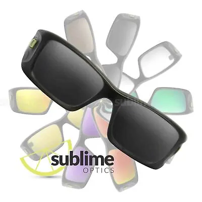 POLARIZED Black (Dark Grey) Replacement Lenses For Oakley Crankcase ~ OO9165 • $16.28