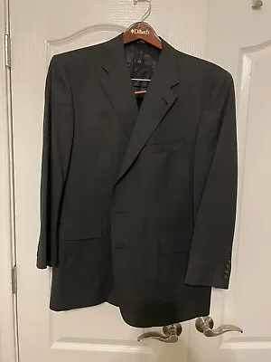 Austin Reed 46R Lined Gray Wool Suit Coat & Pants London-England For Dillards • $29