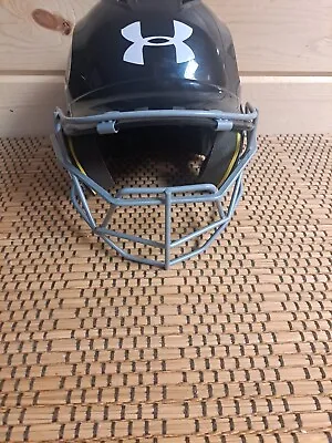 Under Armour Baseball / Softball Helmet With Face Guard 6 1/2 - 7 1/2   • $14