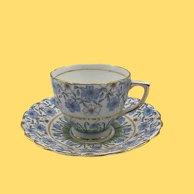 Vintage Rosina English Tea Cup And Saucer Bone China Made In England Teacup 496 • $43
