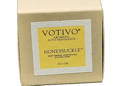 Votivo Aromatic Auto Fragrance Honeysuckle Air Freshener Aromatic New • $9.80