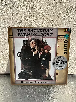 Norman Rockwell Saturday Evening Post  Doctor And Doll  1000 Piece Puzzle  **NEW • $10