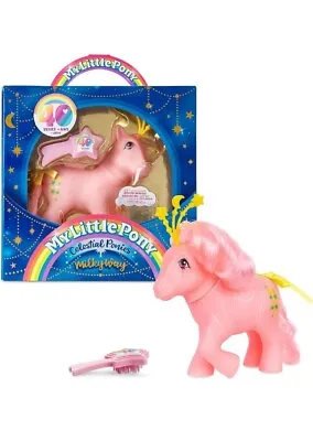 My Little Pony Celestial Ponies Milky Way Figure 4  Retro 40th Anniversary 2023 • $39