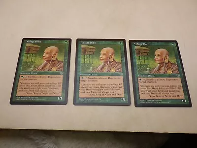 Village Elder Mirage Magic The Gathering Trading Card X3 • $0.99