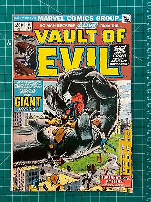 Vault Of Evil 9 Marvel Bronze Age Horror 1973 • $9