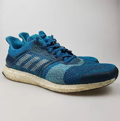 $41.24 • Buy Men's ADIDAS 'Ultra Boost ST' Sz 13 US Runners Shoes Blue | 3+ Extra 10% Off
