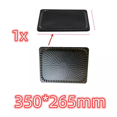 Non-Stick BBQ Hot Plate Teppanyaki Table Top Grill Griddle Barbecue Garden Camp • £12.99