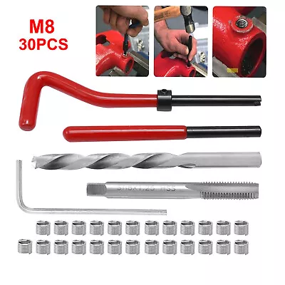 M8x1.25mm Metric Thread Repair Insert Kit Compatible Hand Tool For Repair A5L9 • $10.95