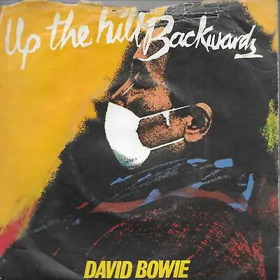 David Bowie Up The Hill Backwards UK 45 7  Single +Picture Sleeve +Crystal Japan • £2.99
