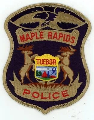 Michigan Mi Maple Rapids Police Nice Shoulder Patch Sheriff • $3.99