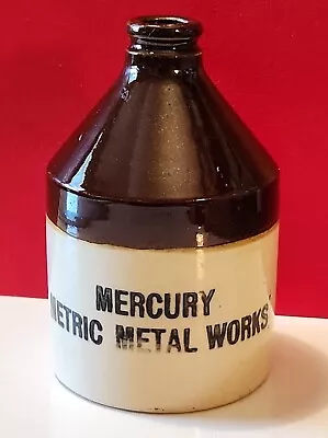 Vintage MERCURY METAL WORKS Mercury Crock 5 1/4   • $24.95