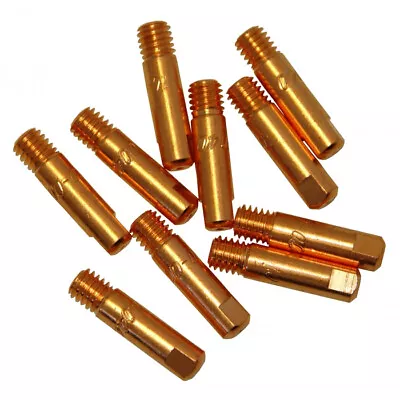 M6 MB15 MIG Welding Contact Tips 1.0mm (Packs 10) • £3.17