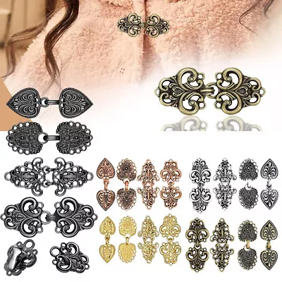 4x Vintage Alloy Shawl Clip Clothing Accessories Button Up Sweater Clip Brooch • $10.82