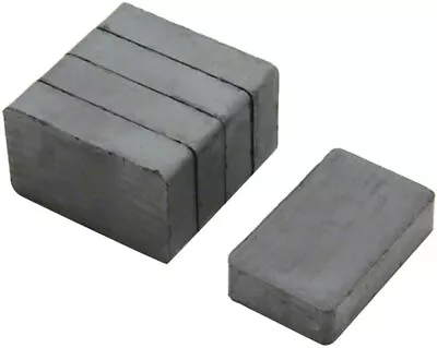 4X Ferrite Block Magnets 40x25x10mm | DIY Knife Holder Craft Fridge Magnets  • $19.40