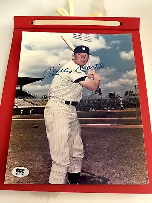 Mickey Mantle Autographed Picture With SGC Authentication 8X10 • $102.50