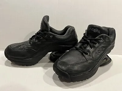 $36 • Buy Z-Coil Men's Low Impact Spring Pain Relief Comfort Walking Shoes Black US 8M