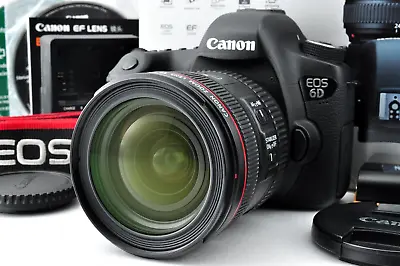 [Near Mint Sc:10657] Canon EOS 6D 20.2MP DSLR 24-70mm F4 L IS From Japan #2079 • $1849