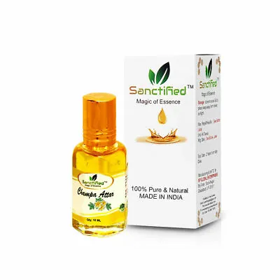 £8.75 • Buy SANCTIFIED Champa Attar Long Lasting, Undiluted, Non-Alcoholic 10ml