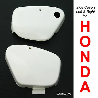 Honda Super Cub 50 C50 C65 C70 C90 CM90 CM91 White Side Cover Panel Pair  • $18.99