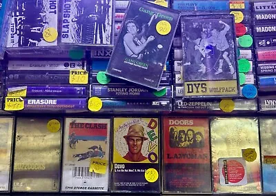 Pick And Choose Cassette Lot #1 Rock New Wave Alternative Punk Soul Jazz Rap • $20