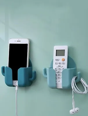 $4.50 • Buy Wall Mounted Mobile Phone Holder Charging Stand Rack Shelf Self Adhesive Bracket