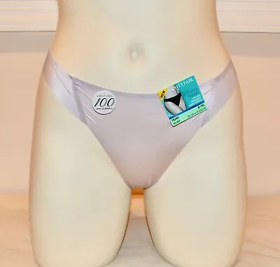 Vanity Fair Nearly Invisible Thong 18241 Grey Size 8/XL NWT • $8.49