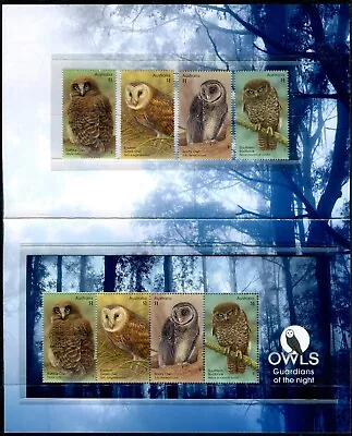 2016 Owls!  Guardians Of The Night - Post Office Pack With Stamps & Mini Sheet • $12.50