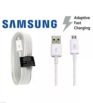 SAMSUNG GENUINE FAST CHARGE CABLE Samsung Galaxy Note4/S6  CABLE MICRO USB 2.0 • $7.68