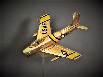 1:144 ‘N’ Scale Mini Plane US F-86 Sabre Jet Fighter By Bandai Built • $28.95