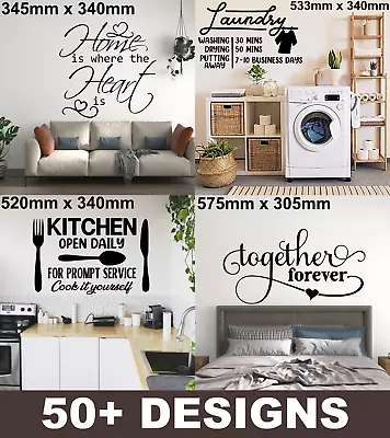 $14.95 • Buy Wall Quotes Stickers Decal Vinyl Art Removable Custom Home DIY Family Love Room 