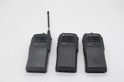 Motorola HT750 Handie-Talkie FM Radio Lot Of 3 AAH25SDC9AA3AN / AAH25RDC9AA3AN • $110.26