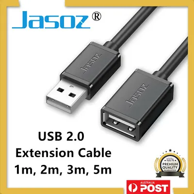 $5.23 • Buy JASOZ USB Extension Data Cable 2.0 A Male To A Female Long Cord For PC & MacBook