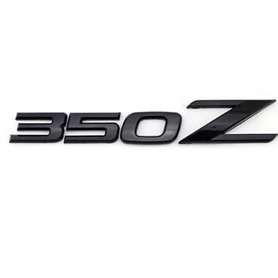 Black 350Z Badge Sticker Metal Rear TRunk Emblem For Z33 Z34 • $12.95