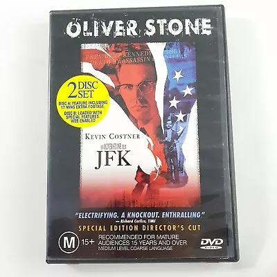 JFK DVD (1991 2 Disc) Special Edition Director's Cut Region 4 Kevin Costner • $18.95