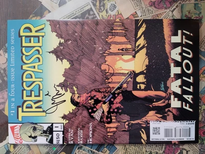 $95 • Buy Trespasser #1 Signed Justin Ryan 9.2