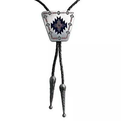 £10.06 • Buy Western  Black Rope Bolo Tie For Men And Women, Leather Bolo Tie String