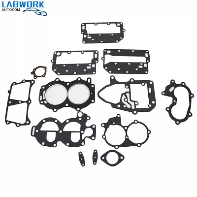 For Johnson Evinrude 25 35hp 2cyl X-Ref  Gasket Kit Powerhead 433941 18-4307 • $12.25