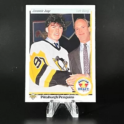 Jaromir Jagr 1990-91 Upper Deck Rookie Card RC #356 Penguins HOF NICE LOOK!! • $5.99