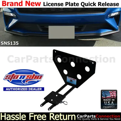 STO N SHO For 2018-2019 Ford Mustang Quick Release License Plate Bracket SNS135 • $92.99