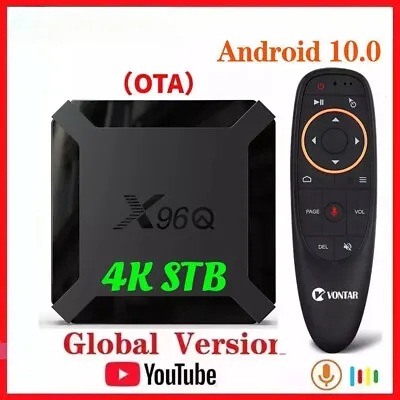 Smart TV BOX Android 10.0 Media Player Quad Core Wifi Update From X96 Mini New • $64.46