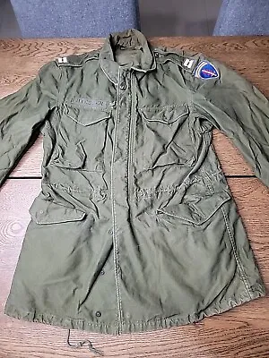 Korean War Era Vintage  M-1951 Field Jacket US Army Military Coat Captain  • $99.99